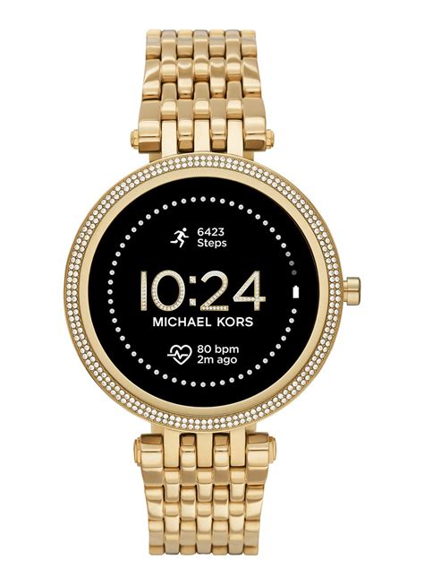 michael kors darci gen 5e display smartwatch mkt5127|Gen 5E Darci Pavé Gold.